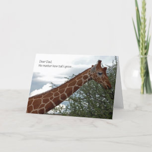 Father's Day Giraffe Card