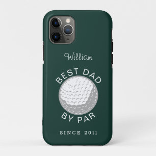 Fathers Day Golf Best Dad By Par Custom Golfing Case-Mate iPhone Case