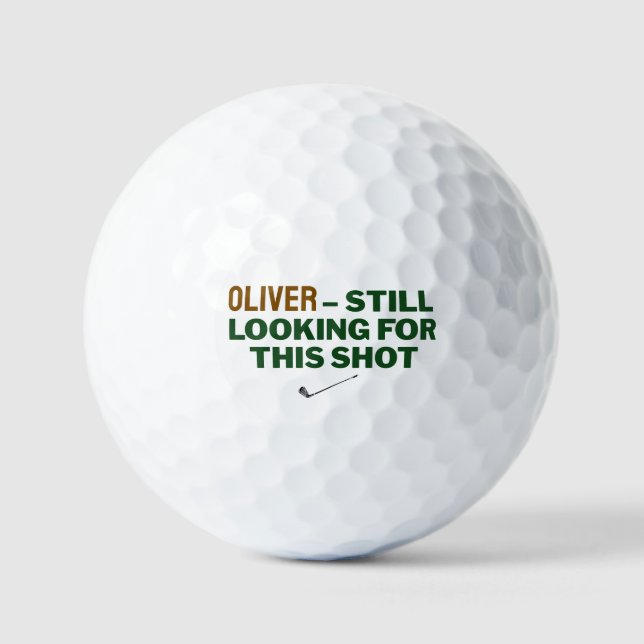 Fathers Day Golf Dad Still Looking Design Balls (Front)