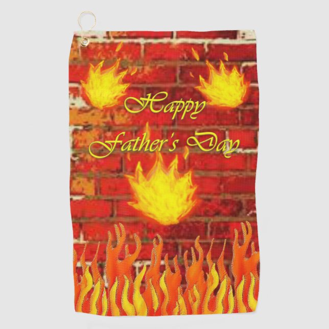 Father's Day Golf Towel (Front)