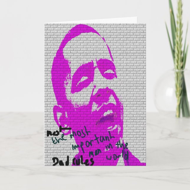 Father's Day Graffiti Card (Front)