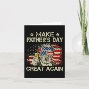 Father's Day Great Again Dad Ltsp Funny Donald Tru Card