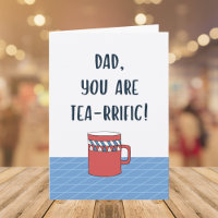 Fathers Day Great Dad Funny Tea Pun Quote