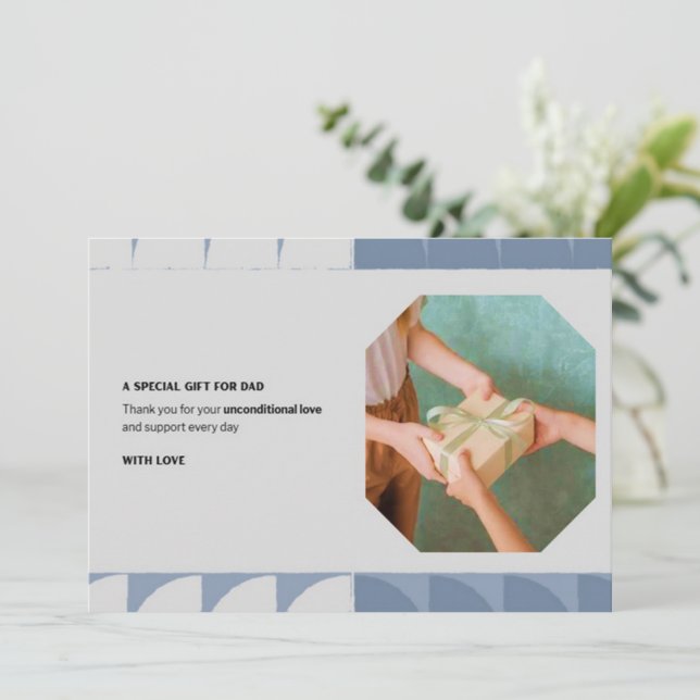 Father's Day Greeting Card (Standing Front)