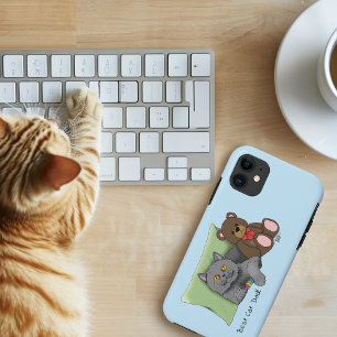  Father's Day Grey Cat Case-Mate iPhone Case