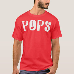 Fathers Day Guitar Lover Best Pops Ever Guitarist T-Shirt