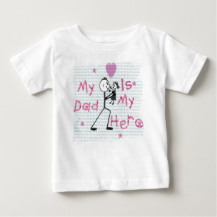 Father's Day Hero Dad Baby T-Shirt