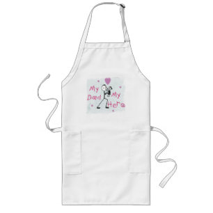Father's Day Hero Dad Long Apron