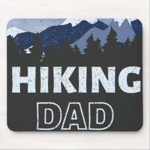 Father's Day Hiking Dad Mouse Pad
