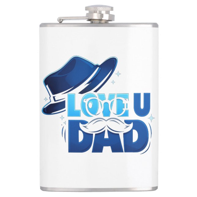 father's day hip flask (Front)