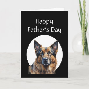 Father's Day Humour German Shepherd Dog Card