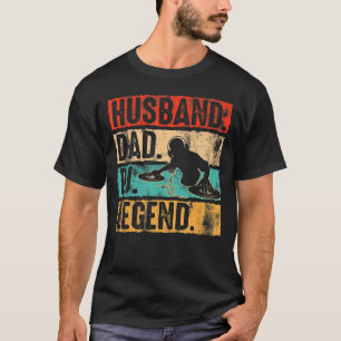 Father's Day Husband Dad Dj Legend Dj Disc Jockey T-Shirt