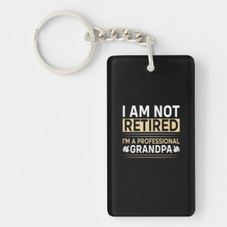 Father's Day I Am A Professional Grandpa Key Ring