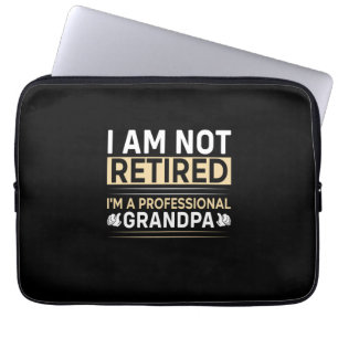 Father's Day I Am A Professional Grandpa Laptop Sleeve