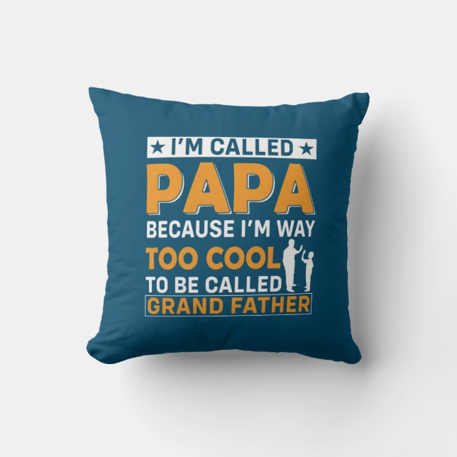 Father's Day I Am Called Papa Cushion (Front)