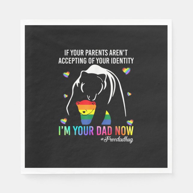 Father's Day | I Am Your Dad Now Napkin (Front)