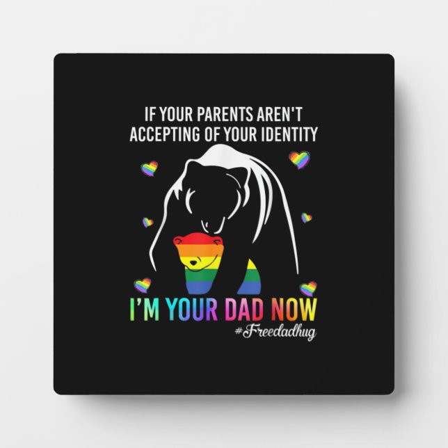 Father's Day | I Am Your Dad Now Plaque (Front)