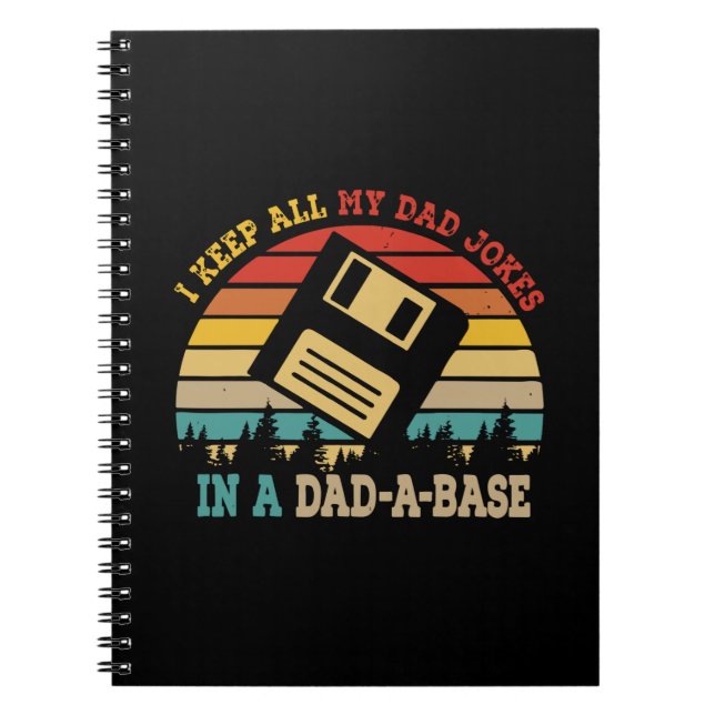 Father's Day I Keep All My Dad Jokes Notebook (Front)