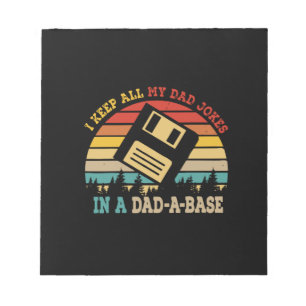Father's Day I Keep All My Dad Jokes Notepad