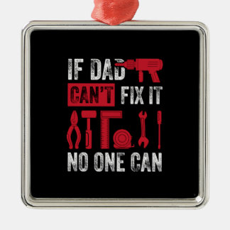 Father's Day If Dad Can Not Fix Metal Tree Decoration