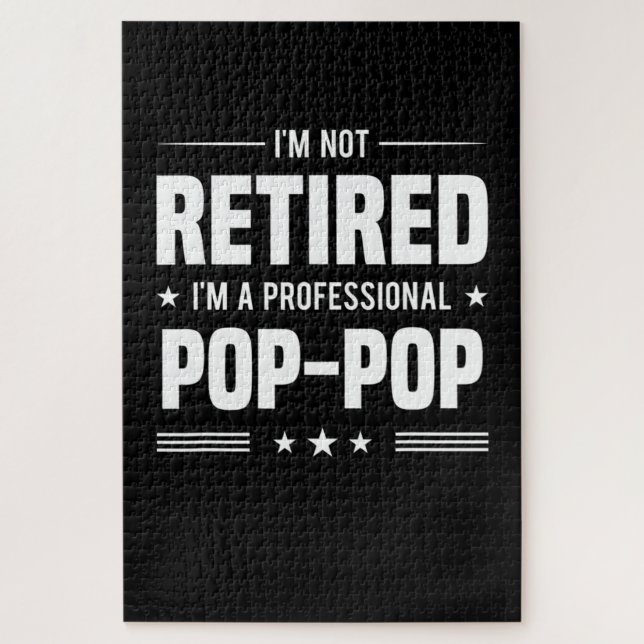 Father's Day | Im A Professional Pop Pop Jigsaw Puzzle (Vertical)