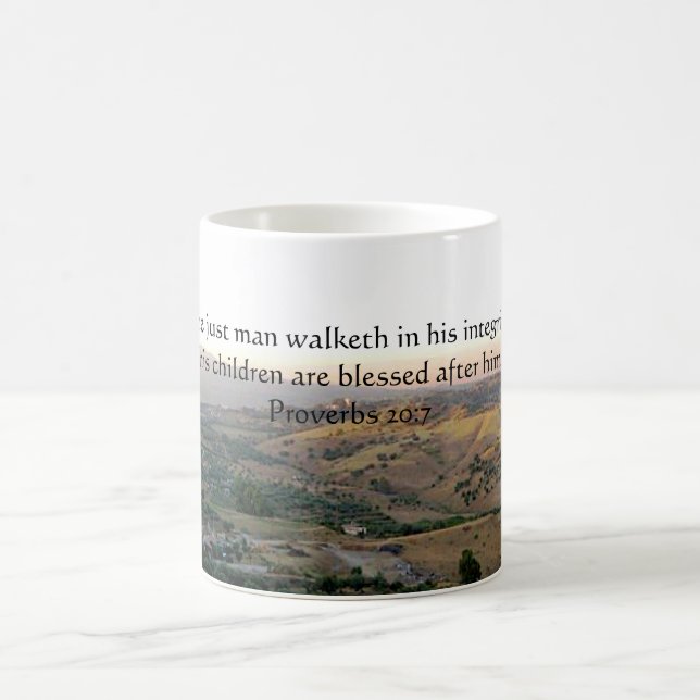 Father's Day Italy & Scripture Gifts Magic Mug (Center)