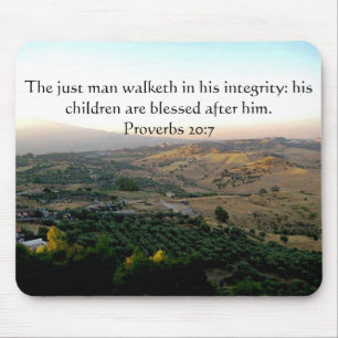 Father's Day Italy & Scripture Gifts Mouse Pad