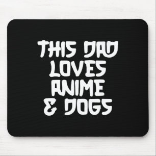 Fathers Day Japanese Manga Otaku Kawaii Anime Dad Mouse Pad