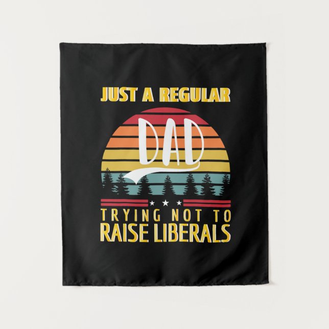 Father's Day | Just A Regular Dad Tapestry (Front)