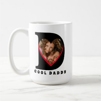 Father's Day Keepsake Photo Dad Heart Collage Coffee Mug