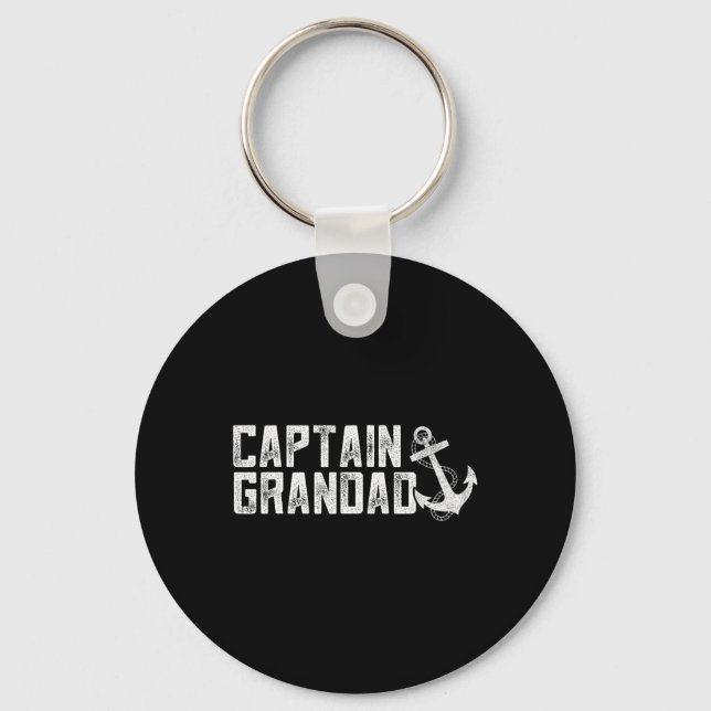 Fathers Day Lake Life Apparel  Key Ring (Front)