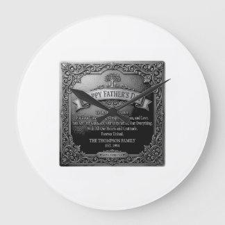 Fathers Day Large Clock