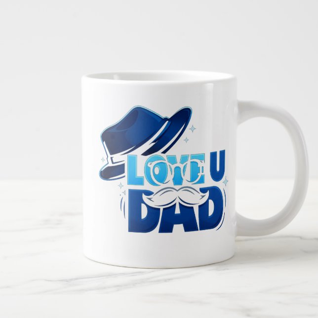 father's day large coffee mug (Right)