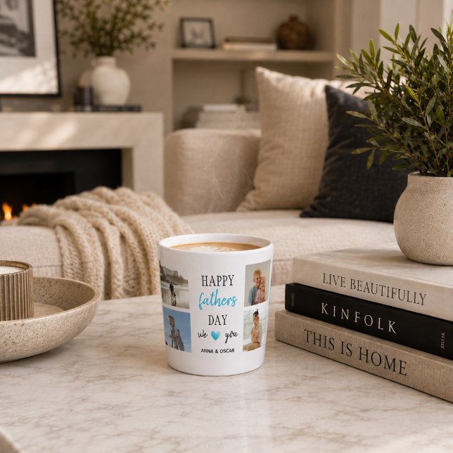 Father's Day Latte Mug |  Personalised Photos (Creator Uploaded)