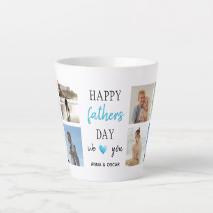 Father's Day Latte Mug Personalized Photos