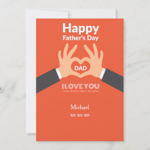 Father's Day Love Greeting Card