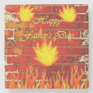 Father's Day Marble Stone Coaster