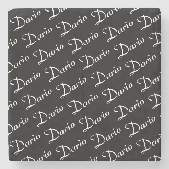 Father's Day Marble Stone Coaster (Front)