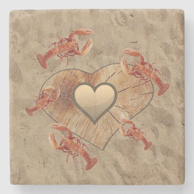 Father's Day Marble Stone Coaster (Front)