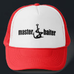 Father's Day Master Baiter Fishing Dad Trucker Hat<br><div class="desc">Father's Day Gifts: Funny Father's Day gift designs. This unique gift design can be given anytime Father's Day, birthday, Christmas or any holiday. Giving Dad a Father's Day gift would be appreciated by any Gift Lover anywhere. Being a Dad Rocks! Click on our shop link for other Gifts that include...</div>