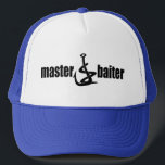 Father's Day Master Baiter Fishing Dad Trucker Hat<br><div class="desc">Father's Day Gifts: Funny Father's Day gift designs. This unique gift design can be given anytime Father's Day, birthday, Christmas or any holiday. Giving Dad a Father's Day gift would be appreciated by any Gift Lover anywhere. Being a Dad Rocks! Click on our shop link for other Gifts that include...</div>