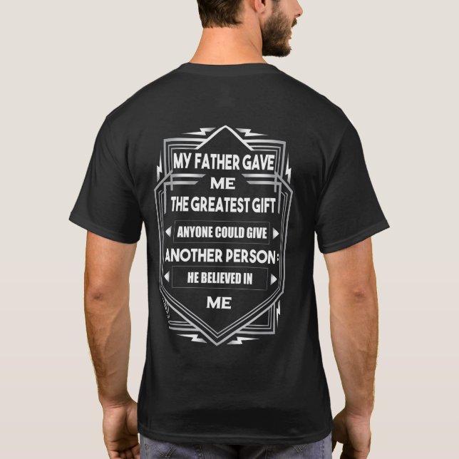 Father's Day Men's T-Shirt (Back)