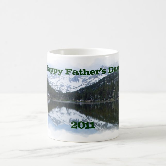 Father's Day Mountain and Lake Coffee Mug (Center)