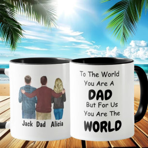 Father's Day Mug from Daughter & Son