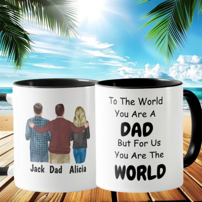 Father's Day Mug from Daughter & Son (Creator Uploaded)