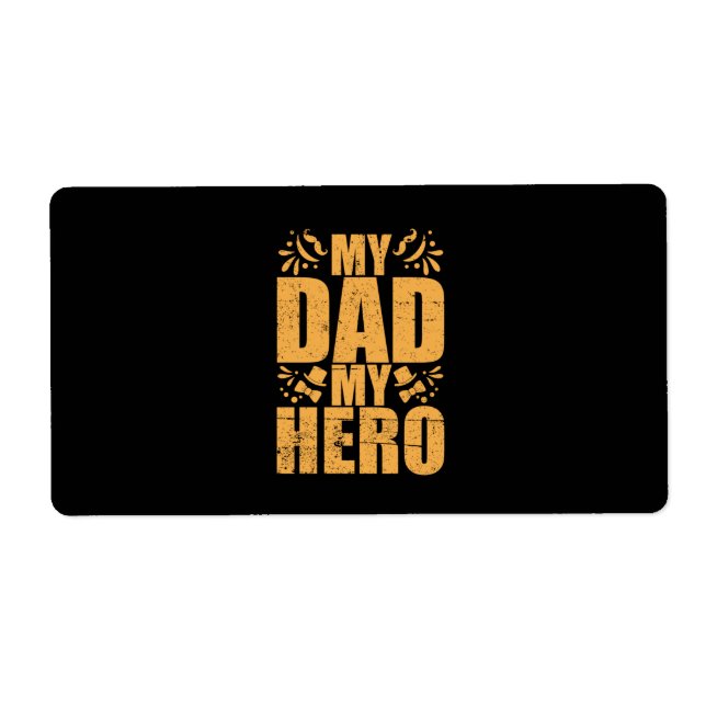 Father's Day My Dad My Hero (Front)