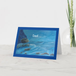 Father's Day Ocean Full Greeting Card