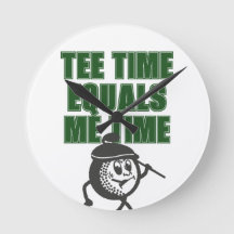 Fathers Day Office Golf Dad Tee Time Equals Me