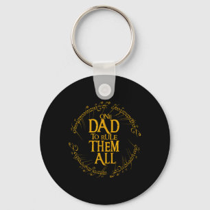 Father's Day One Dad To Rule Them All Father Gift Key Ring