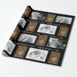 Father's Day or Birthday Dad 3/Photo Wrapping Paper<br><div class="desc">Add a personal touch to your gift giving.  There's three photos and the text can be changed to be used for Father's Day or dad's birthday.</div>
